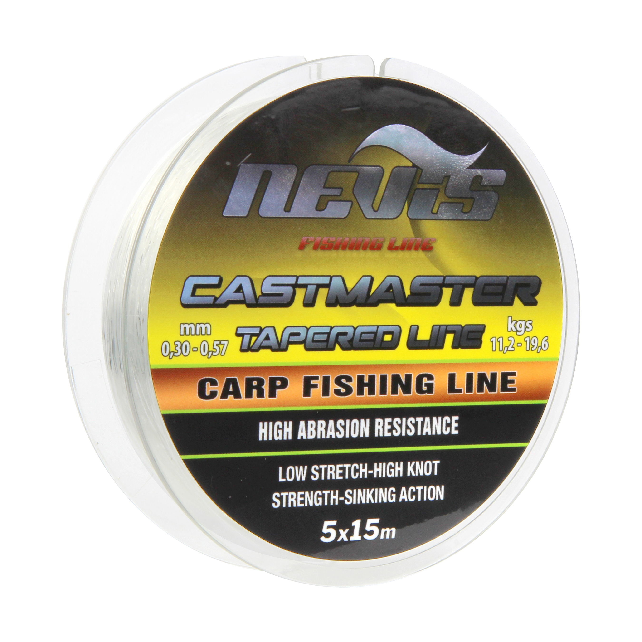 Nevis Castmaster Tapered Line 5x15m 0.30-0.57mm