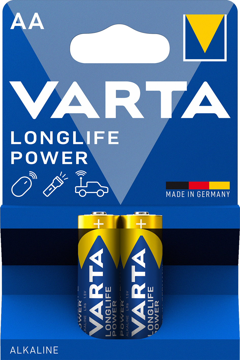 VARTA LONGLIFE POWER CERUZA/AA/ LR06 ELEM BL4 2DB - 4906