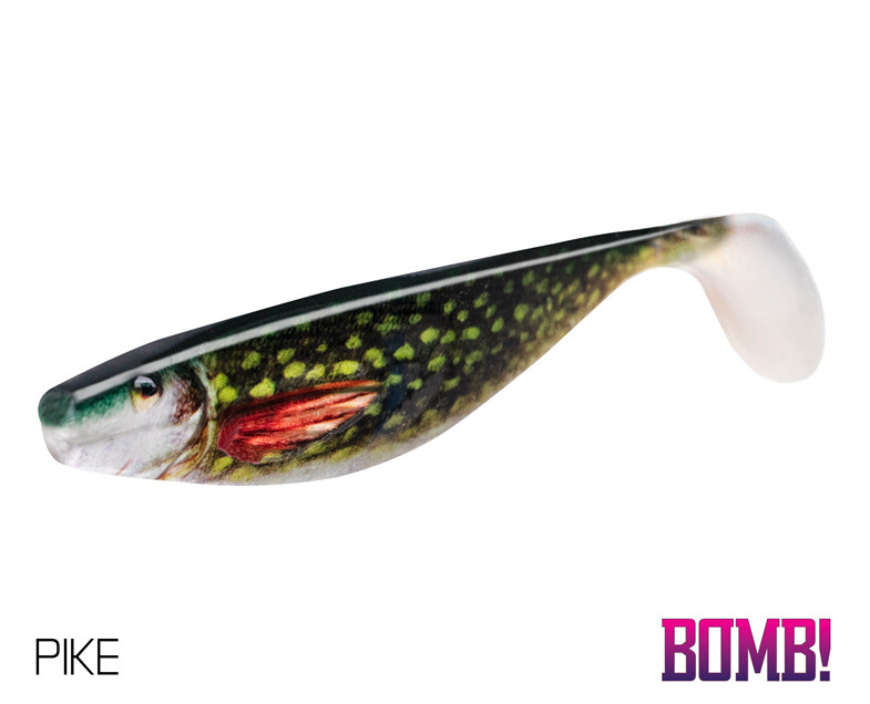 DELPHIN BOMB! Gumihal HYPNO / 3db 9cm/3D PIKE