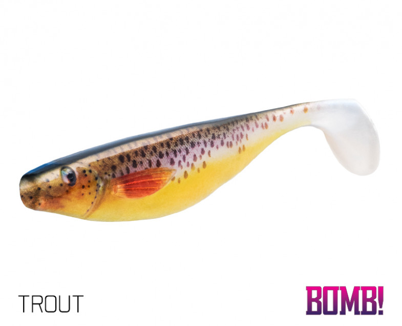 DELPHIN BOMB! Gumihal HYPNO / 2db 17cm/3D TROUT