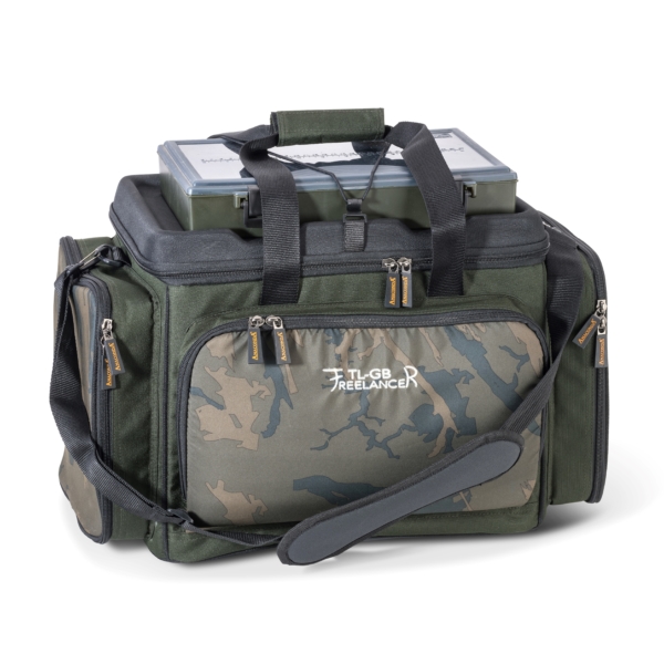 ANACONDA Freelancer Tab Lock Gear Bag táska / 5db dobozzal + 9db csali tégely / 53 X 35 X 40cm