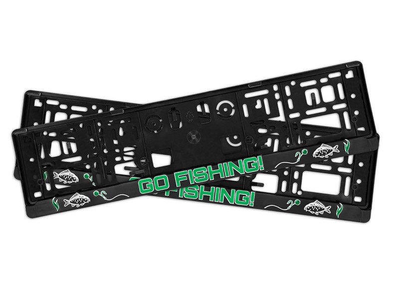 Delphin GoFishing Rendszámtábla tartó 3D/2db
