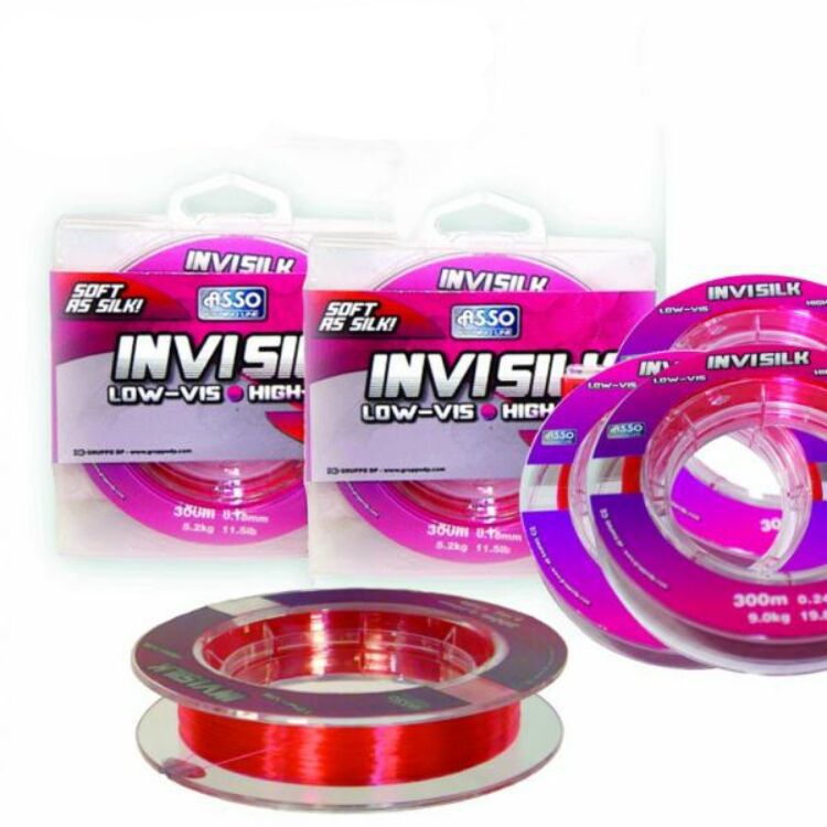 ASSO INVISILK 300M 0,24MM 9,0KG