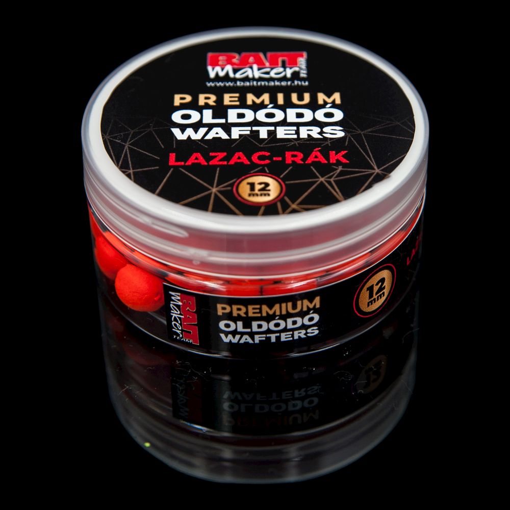 Bait Maker Premium Oldódó Wafters Lazac & Rák 12mm 30g