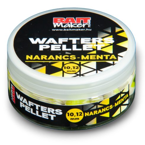 Bait Maker Wafters Pellet 10,12mm Narancs-Menta 30G