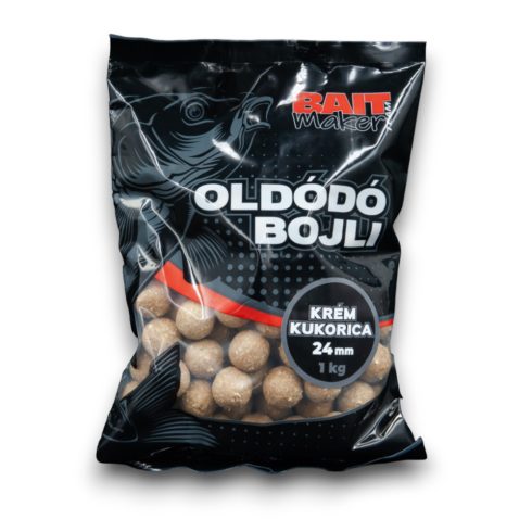 Bait Maker Oldódó BOJLI 24mm Krém Kukorica 1kg