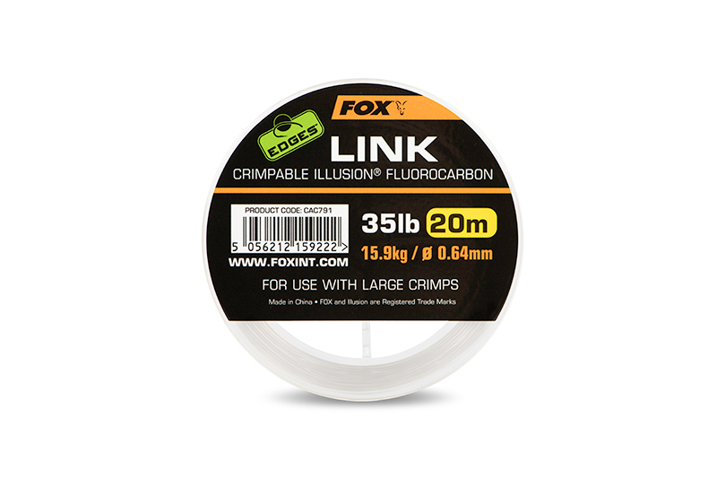 Fox Edges Link Illusion Flurocarbon Zsinór 25lb/0.53mm