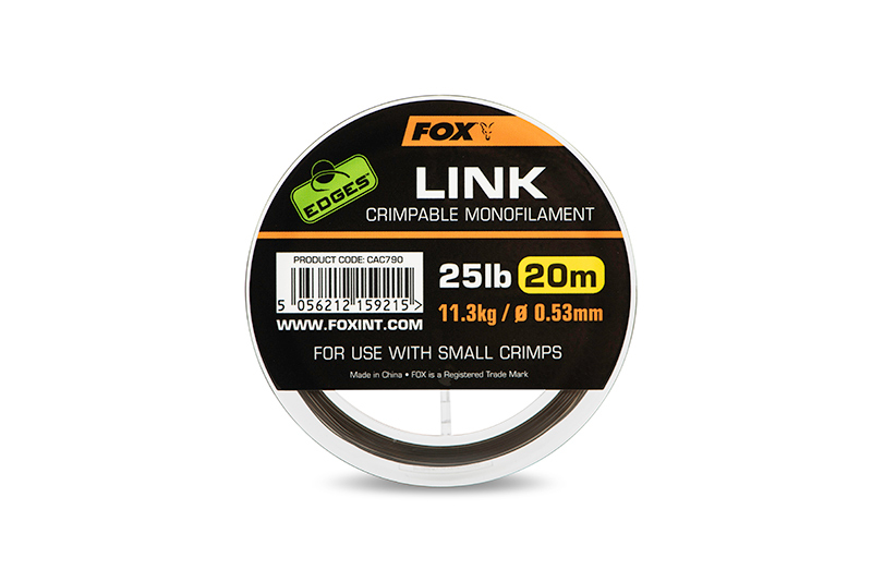 Fox Edges Link Trans Khaki Mono Zsinór 25lb/0.53mm