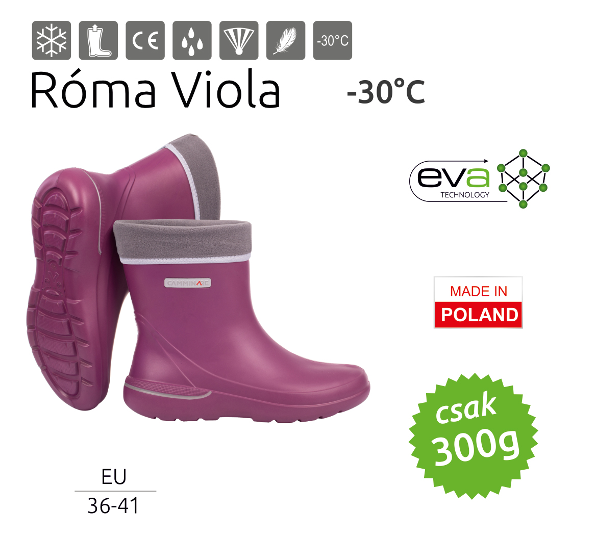 Camminare – Róma női EVA csizma Viola (-30°C) Méret: 39