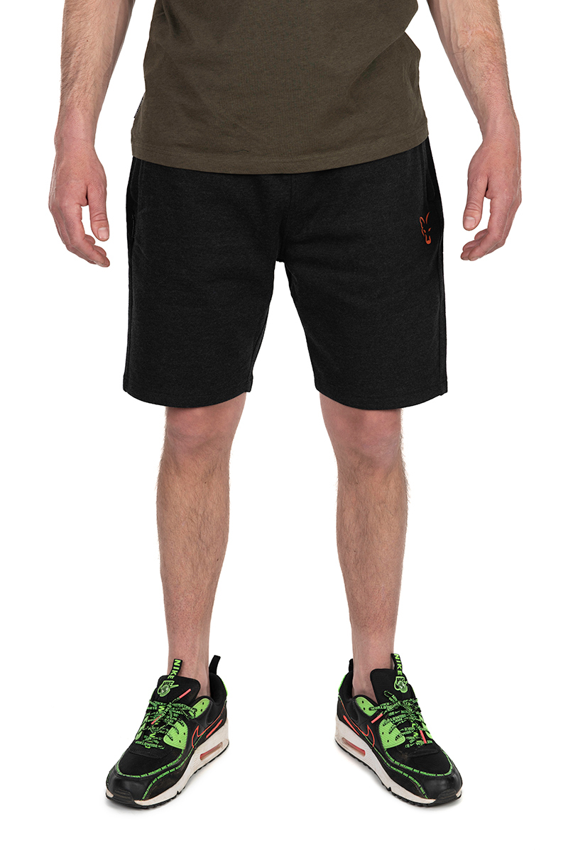 Fox Collection LW Jogger Short Rövidnadrág - Black&Orange - XL