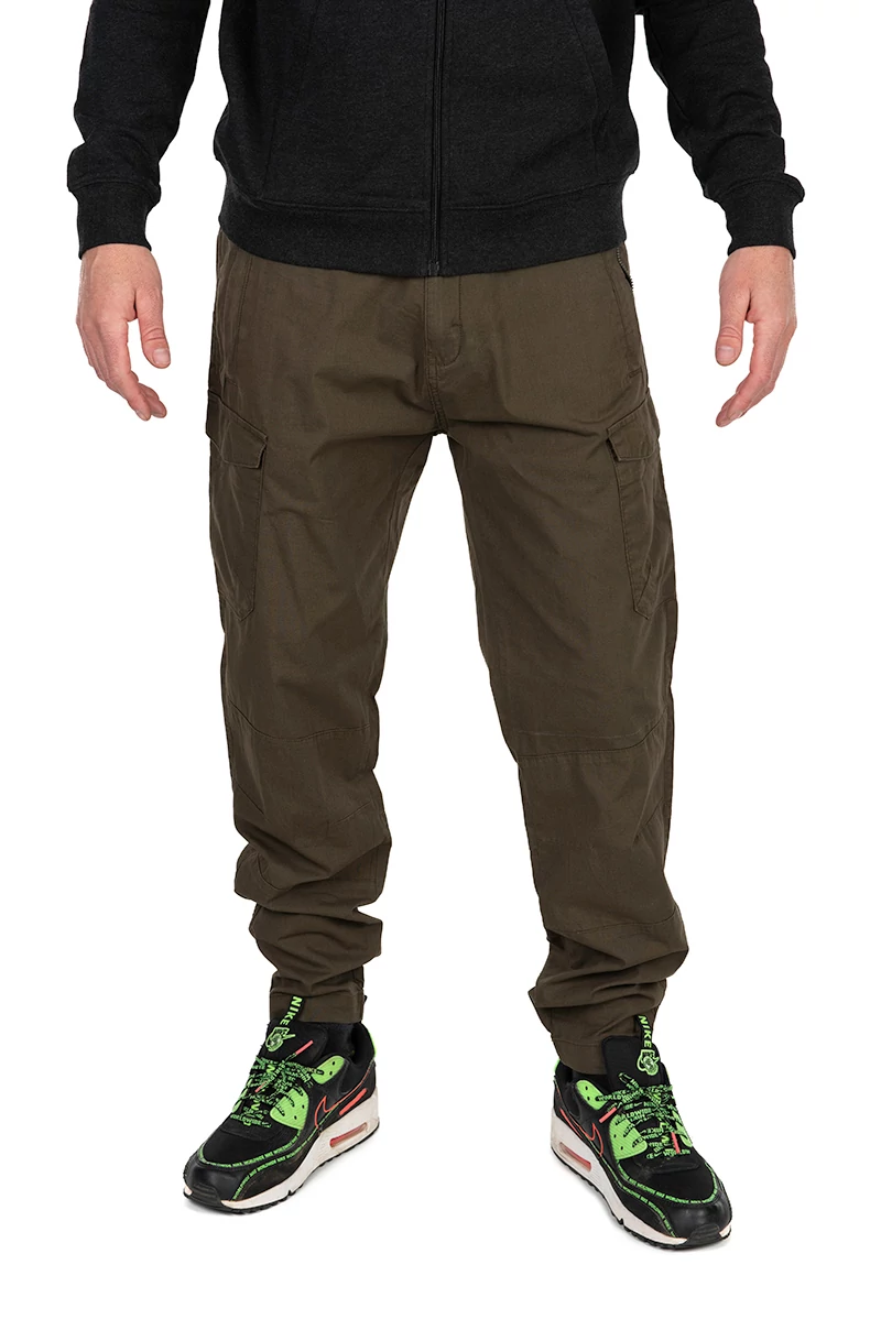 Fox Collection LW Cargo Trouser - Green&Black - 3XL