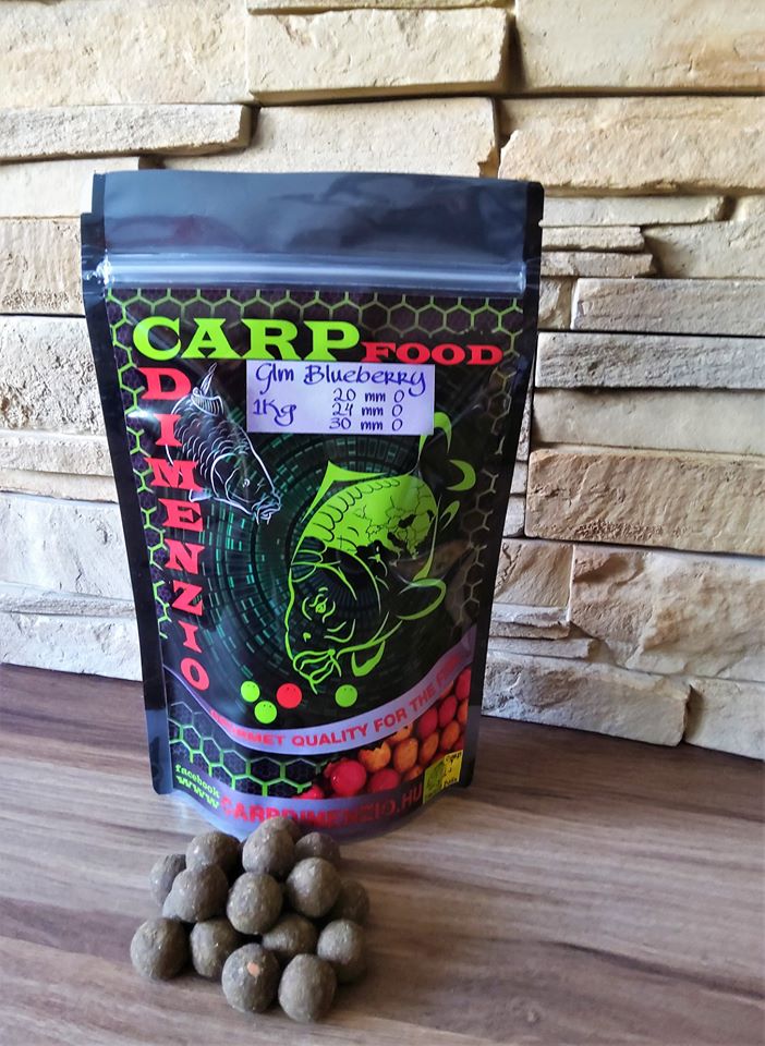 Carp Dimenzió Bojli Glm Bluberry 1kg 24mm