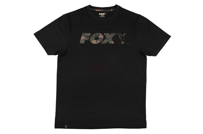 Fox Black / Camo Print T Póló - M