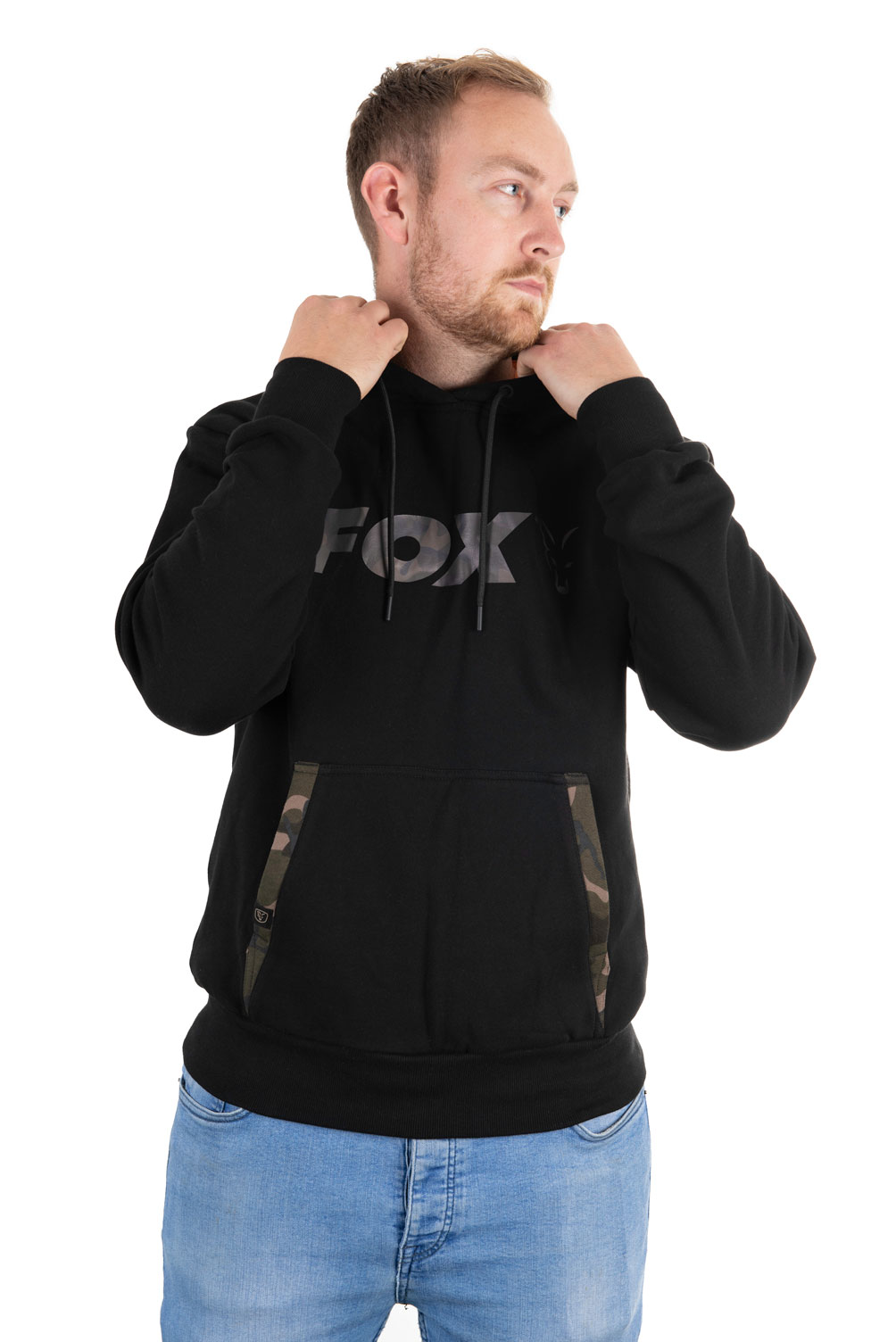 Fox Black/Camo Hoody Kapucnis Pulóver XL