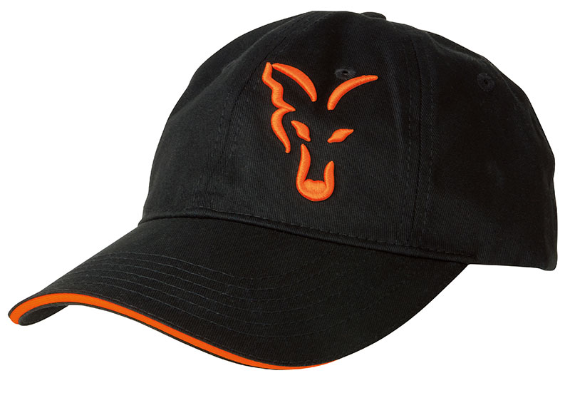 FOX BLACK & ORANGE BASEBALL CAP- Baseball Sapka Fekete/Narancs