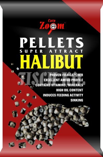 CARP ZOOM Fúrt halibut pellet, 15mm, 5kg
