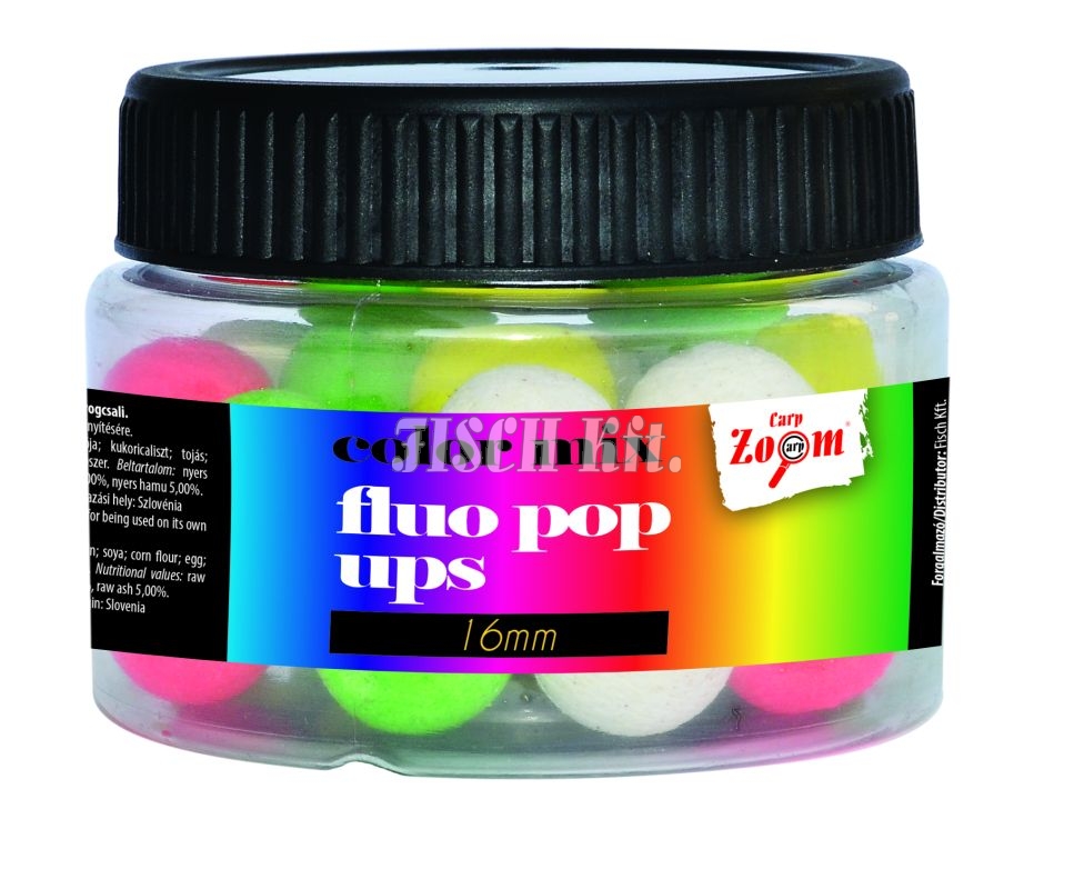 CARP ZOOM Fluo Pop Ups lebegő horogbojli 20mm 50g