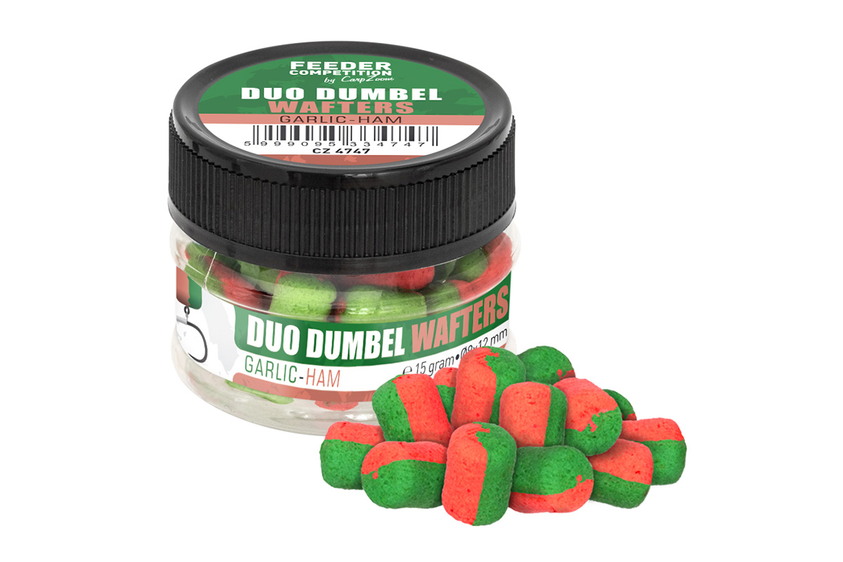 Feeder Competition Duo Dumbel Wafters horogcsali o8x12mm fokhagyma sonka 15g