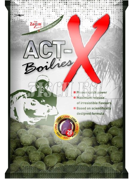 Carp Zoom Act-X Bojli Csípős Fűszeres -Fokhagymás 20mm 800g