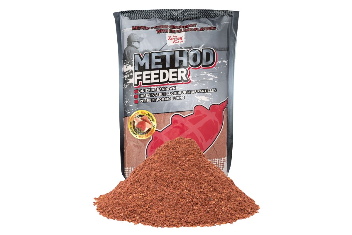 Carp Zoom Method Feeder etetőanyag, Eper-Hal, 1 kg