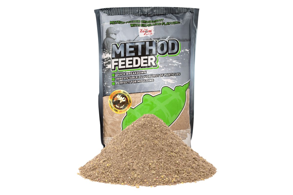 Carp Zoom Method Feeder etetőanyag, Édes Fűszer, 1 kg