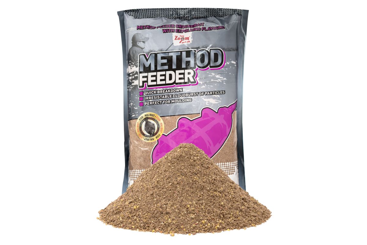 Carp Zoom Method Feeder etetőanyag, Hal-Halibut, 1 kg