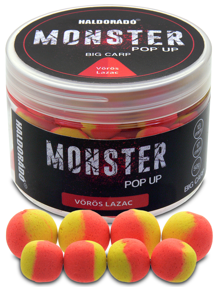 Haldorádó MONSTER Pop Up Big Carp 13,17mm - Vörös Lazac