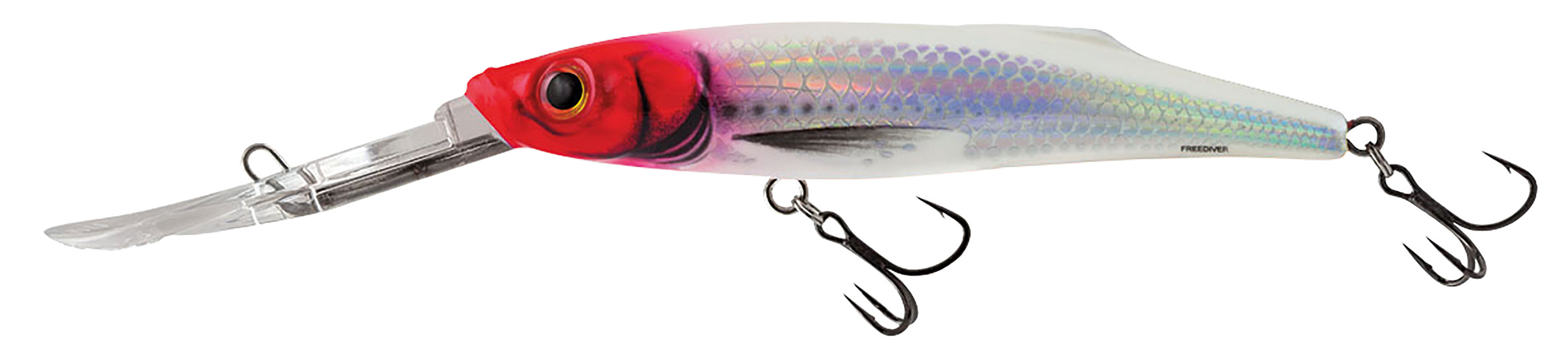 Salmo FREEDIVER SUPER DEEP RUNNER - 7cm FD7SDR HOLOGRAPHIC RED HEAD