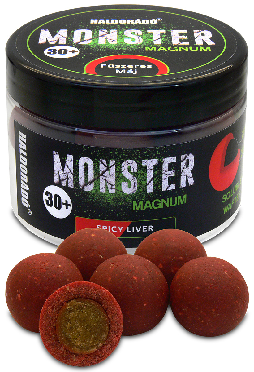 Haldorádó Monster Magnum 30+ - Fűszeres Máj 30mm 180g