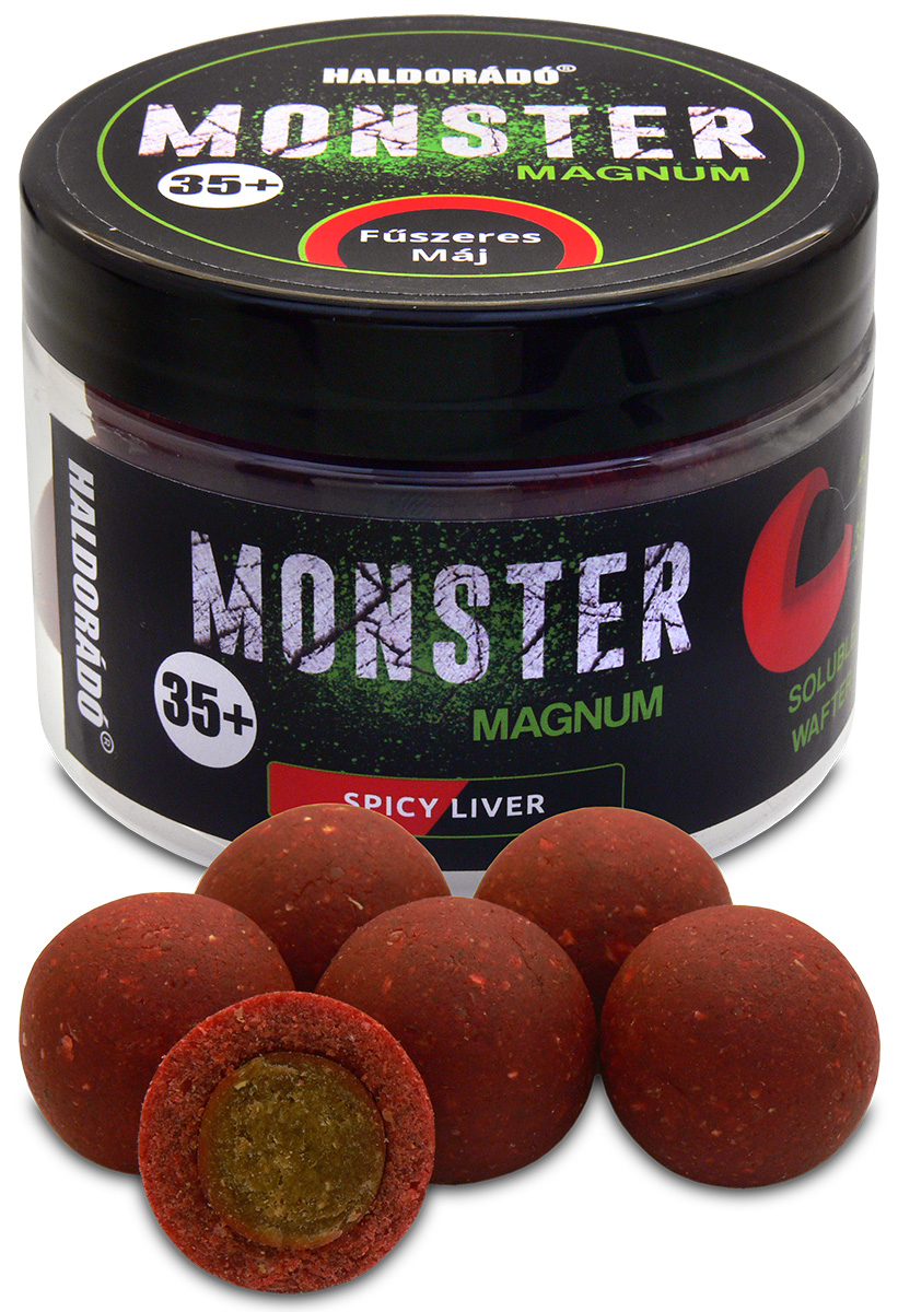 Haldorádó Monster Magnum 35+ - Fűszeres Máj 30mm 180g