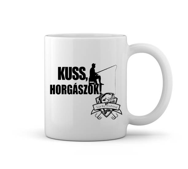 Kuss Horgászok LuckyFishing Bögre